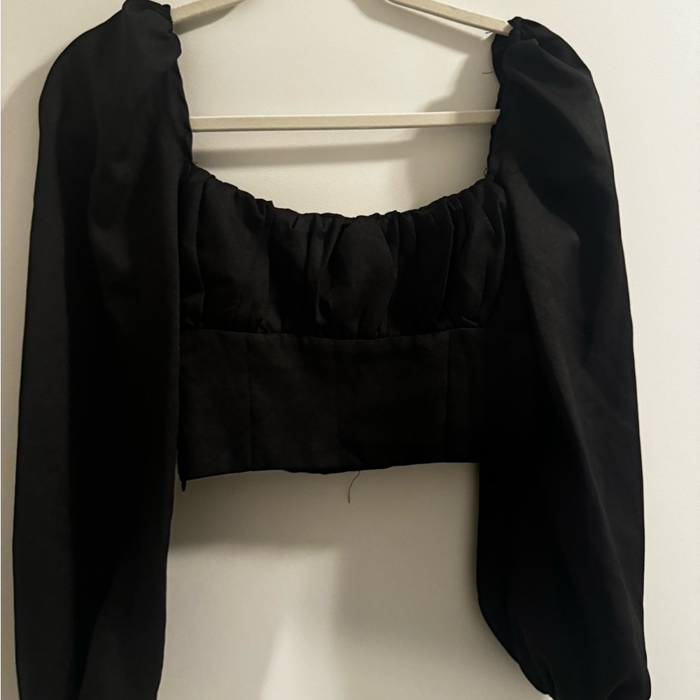 Elegant Black Women's Top - Picture 3 of 3